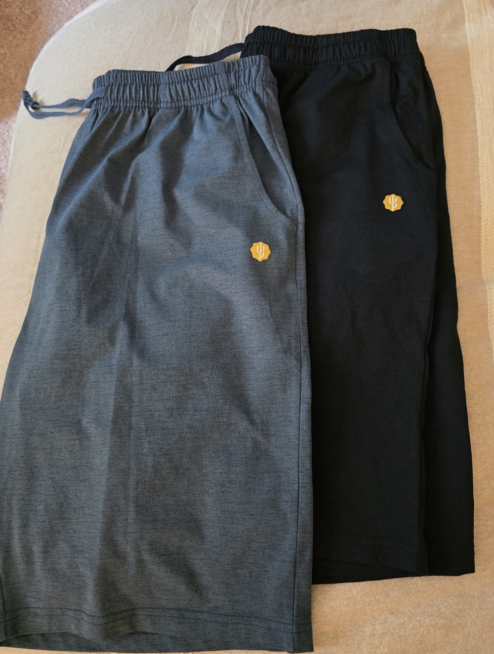 Men's Casual Athletic Short (Set Of 2 in Blue/Navy)